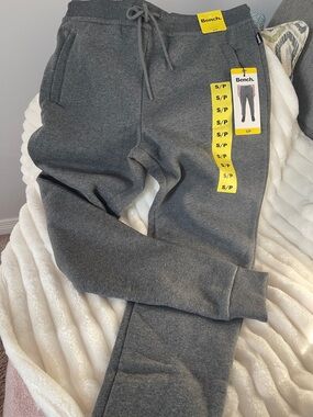 Bench Kids Charcoal Gray Fleece Joggers with Drawstring
